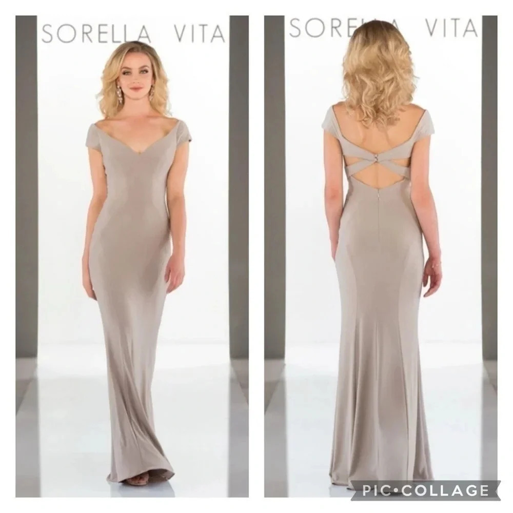 Sorella Vita Cap Sleeve Formal Gown Women’s size 10